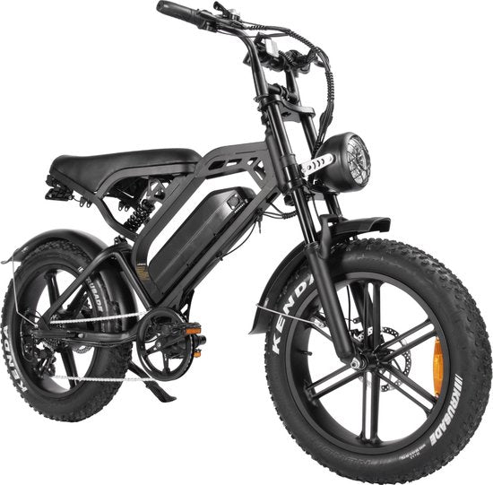 V20 Pro Fatbike Black 2024 Hydraulic brakes